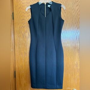Calvin Klein Little Black Sheath Dress, Size 4.